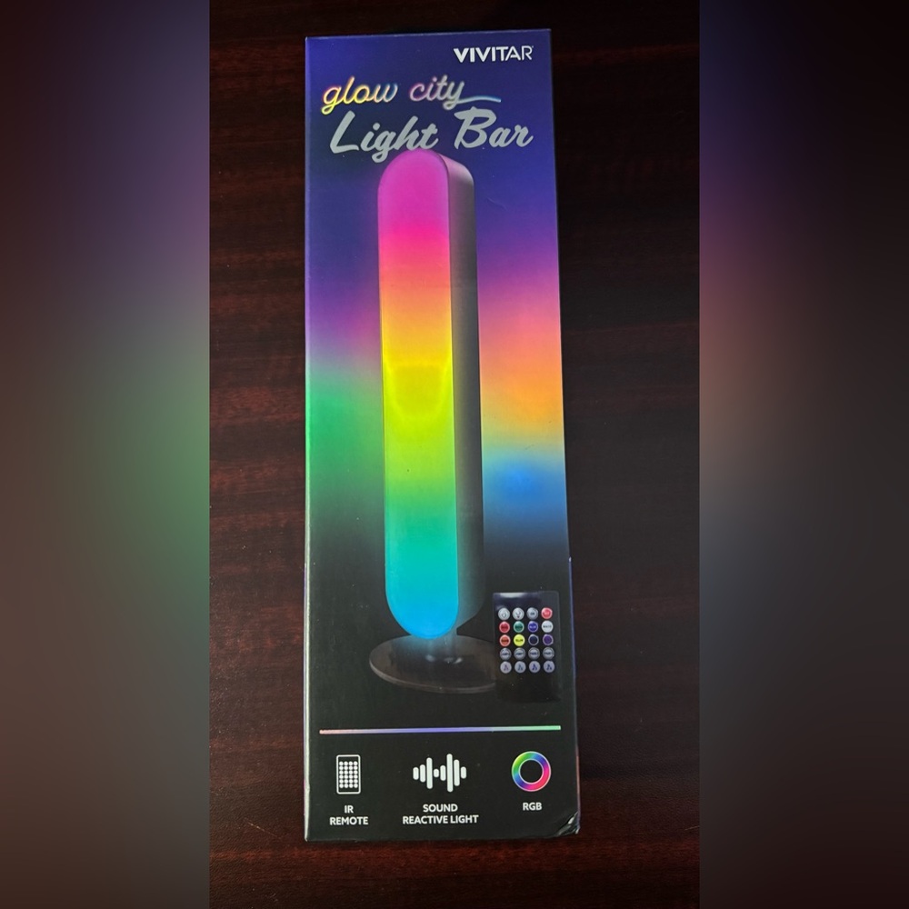 Glow city light bar, SOUND reactive multi color LED Party Lights with Remote